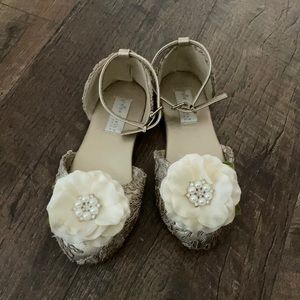 Trish scully child ankle strap beautiful gold dress shoe